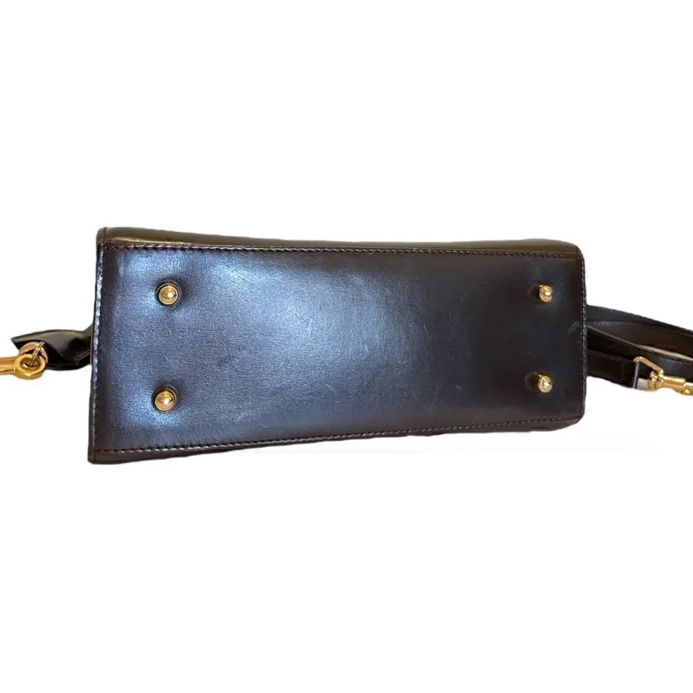 GUCCI Lady Lock Leather 2-Way Vintage Handbag - Picture 9 of 15